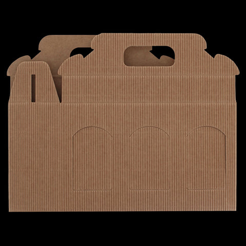 Geschenkset leer Beige - 3 Gläser mit Holzdeckel