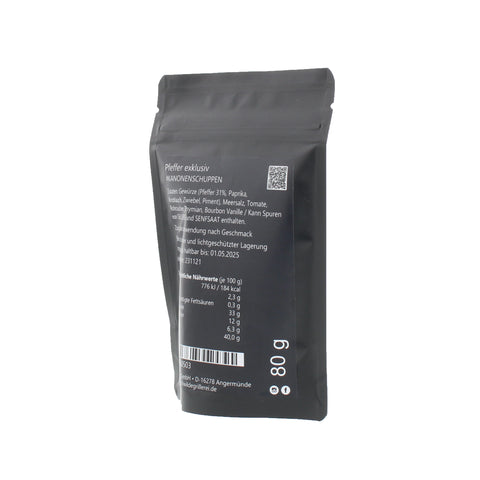 #KANONENSCHUPPEN - Pfeffer exklusiv Beutel mit Druckverschluss 80g MHD