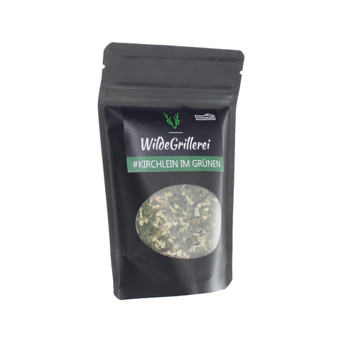 #KIRCHLEIN IM GRÜNEN - Chimichurri grün Beutel mit Druckverschluss 45g MHD