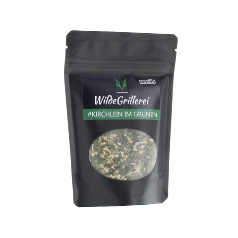 #KIRCHLEIN IM GRÜNEN - Chimichurri grün Beutel mit Druckverschluss 45g MHD
