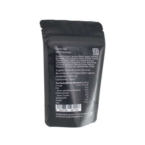 #PIEPERGRUND - Gyros hell Beutel mit Druckverschluss 90g MHD