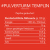 #PULVERTURM TEMPLIN - Paprika geräuchert Beutel mit Druckverschluss 70g MHD
