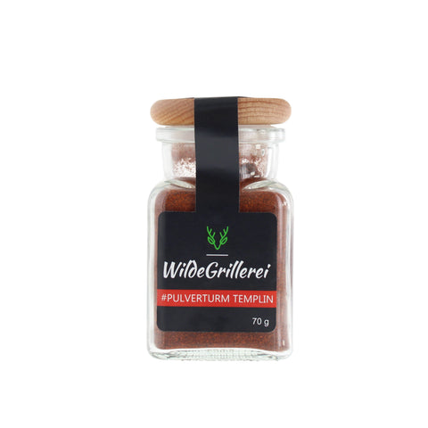 Paprika geräuchert - #PULVERTURM TEMPLIN - Glas mit Holzdeckel 70g MHD