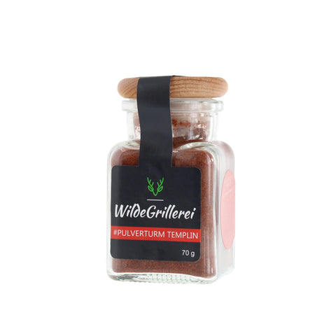 Paprika geräuchert - #PULVERTURM TEMPLIN - Glas mit Holzdeckel 70g MHD