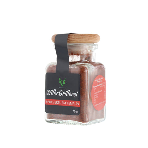 Paprika geräuchert - #PULVERTURM TEMPLIN - Glas mit Holzdeckel 70g MHD