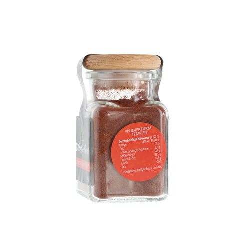 Paprika geräuchert - #PULVERTURM TEMPLIN - Glas mit Holzdeckel 70g MHD