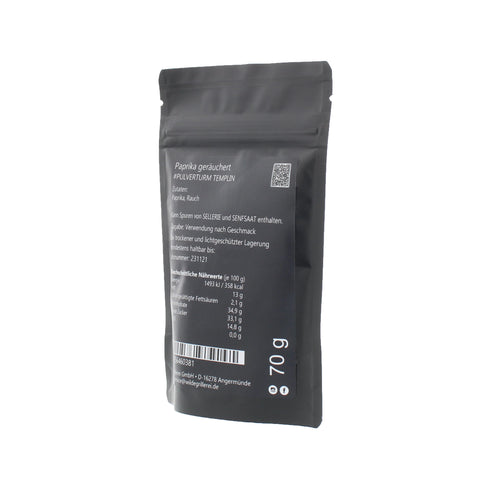 #PULVERTURM TEMPLIN - Paprika geräuchert Beutel mit Druckverschluss 70g MHD