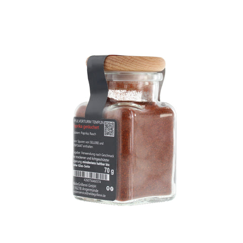 Paprika geräuchert - #PULVERTURM TEMPLIN - Glas mit Holzdeckel 70g MHD