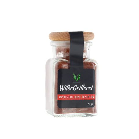 Paprika geräuchert - #PULVERTURM TEMPLIN - Glas mit Holzdeckel 70g MHD