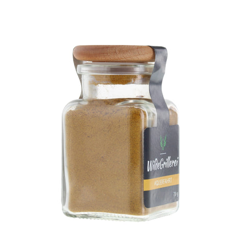 #QUERFAHRT - Currypulver Englisch Glas mit Holzdeckel 70g MHD