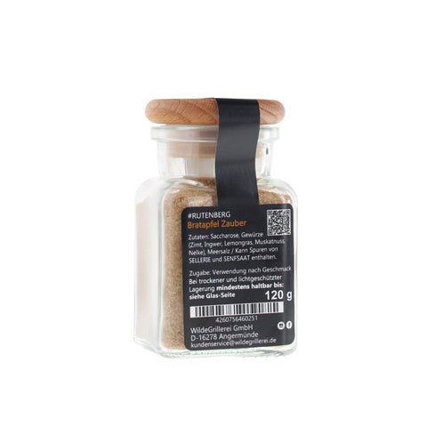 Bratapfel-Gewürz - #RUTENBERG - Glas mit Holzdeckel 120g MHD