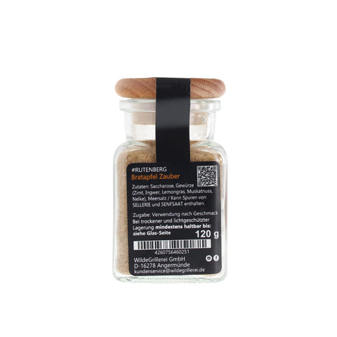 Bratapfel-Gewürz - #RUTENBERG - Glas mit Holzdeckel 120g MHD