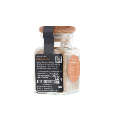 Bratapfel-Gewürz - #RUTENBERG - Glas mit Holzdeckel 120g MHD