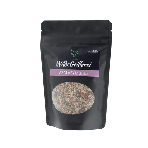 #SALVEYMÜHLE - Pfeffer exklusiv Steinsalzflocken Beutel mit Druckverschluss 85g MHD