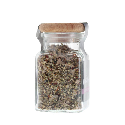 #SALVEYMÜHLE - Pfeffer exklusiv Steinsalzflocken Glas mit Holzdeckel 85g MHD