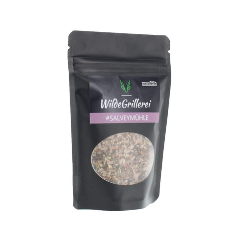 #SALVEYMÜHLE - Pfeffer exklusiv Steinsalzflocken Beutel mit Druckverschluss 85g MHD