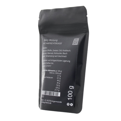 #SCHARFRICHTERGASSE - Spicy Würzung Beutel mit Druckverschluss 100g