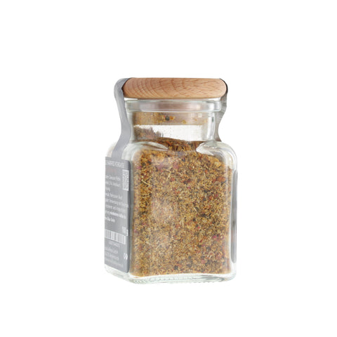 scharfe Gewürzmischung - #SCHARFRICHTERGASSE - Glas mit Holzdeckel 100g MHD