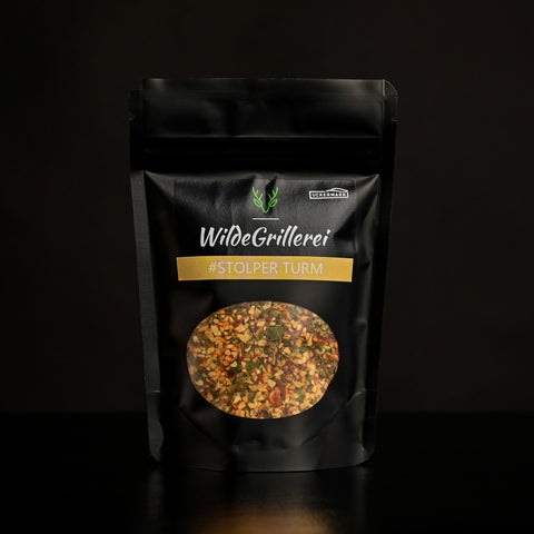 #STOLPER TURM - Aglio Olio Beutel mit Druckverschluss 70g MHD