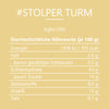#STOLPER TURM - Aglio Olio Glas mit Holzdeckel 70g MHD