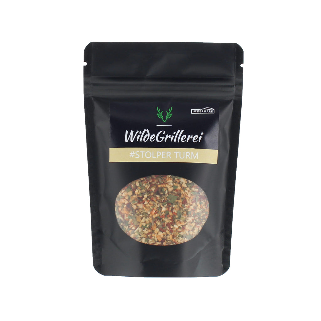 #STOLPER TURM - Aglio Olio Beutel mit Druckverschluss 70g MHD