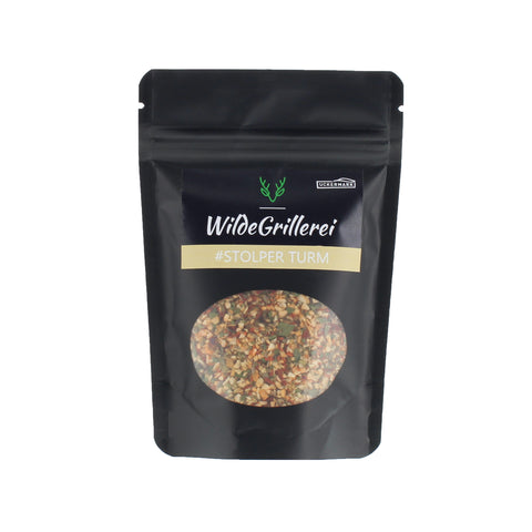 #STOLPER TURM - Aglio Olio Beutel mit Druckverschluss 70g MHD