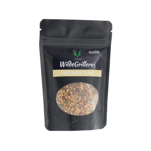 #STOLPER TURM - Aglio Olio Beutel mit Druckverschluss 70g MHD