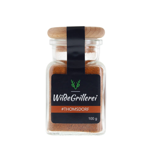 #THOMSDORF - Magic Dust BBQ Rub Glas mit Holzdeckel 100g MHD