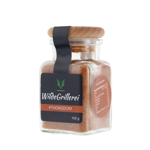 #THOMSDORF - Magic Dust BBQ Rub Glas mit Holzdeckel 100g MHD