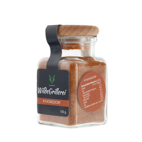 #THOMSDORF - Magic Dust BBQ Rub Glas mit Holzdeckel 100g MHD