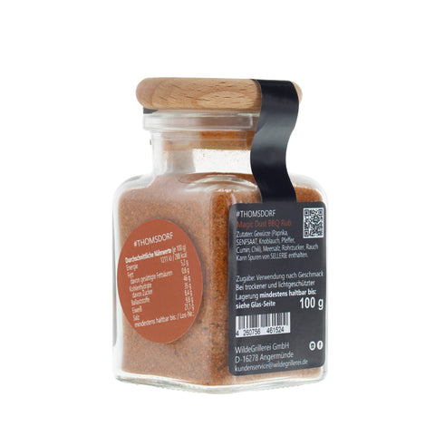 #THOMSDORF - Magic Dust BBQ Rub Glas mit Holzdeckel 100g MHD