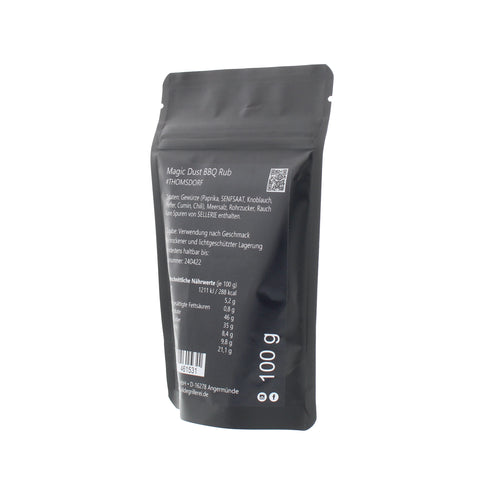 #THOMSDORF - Magic Dust BBQ Rub Beutel mit Druckverschluss 100g MHD