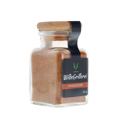 #THOMSDORF - Magic Dust BBQ Rub Glas mit Holzdeckel 100g MHD