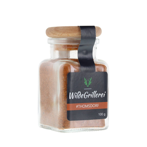#THOMSDORF - Magic Dust BBQ Rub Glas mit Holzdeckel 100g MHD