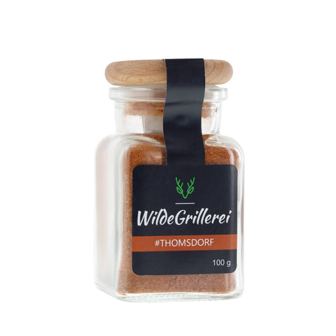 #THOMSDORF - Magic Dust BBQ Rub Glas mit Holzdeckel 100g MHD