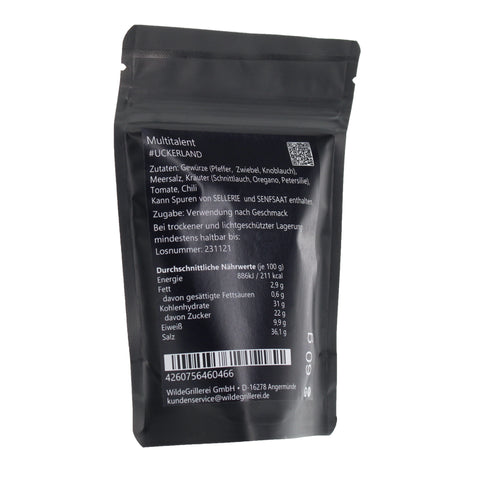 #UCKERLAND - Multitalent  Beutel mit Druckverschluss 60g MHD