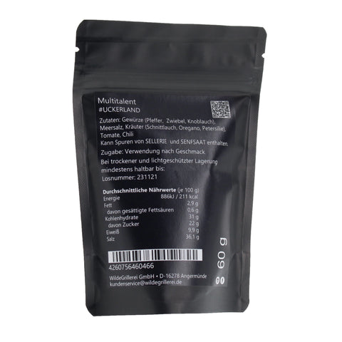 #UCKERLAND - Multitalent  Beutel mit Druckverschluss 60g MHD