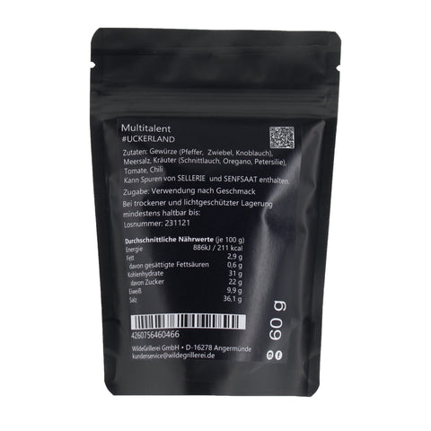 #UCKERLAND - Multitalent  Beutel mit Druckverschluss 60g MHD