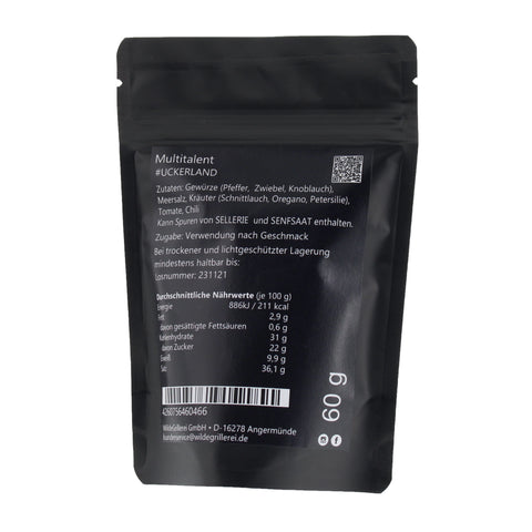 #UCKERLAND - Multitalent  Beutel mit Druckverschluss 60g MHD