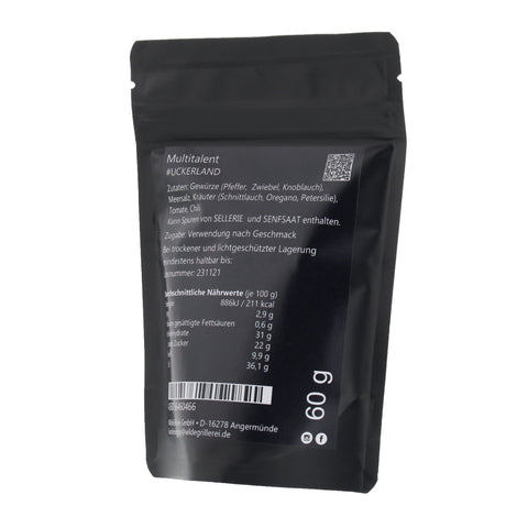 #UCKERLAND - Multitalent  Beutel mit Druckverschluss 60g MHD