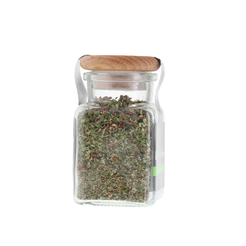 Multitalent-Gewürz - #UCKERLAND - Glas mit Holzdeckel 60g MHD