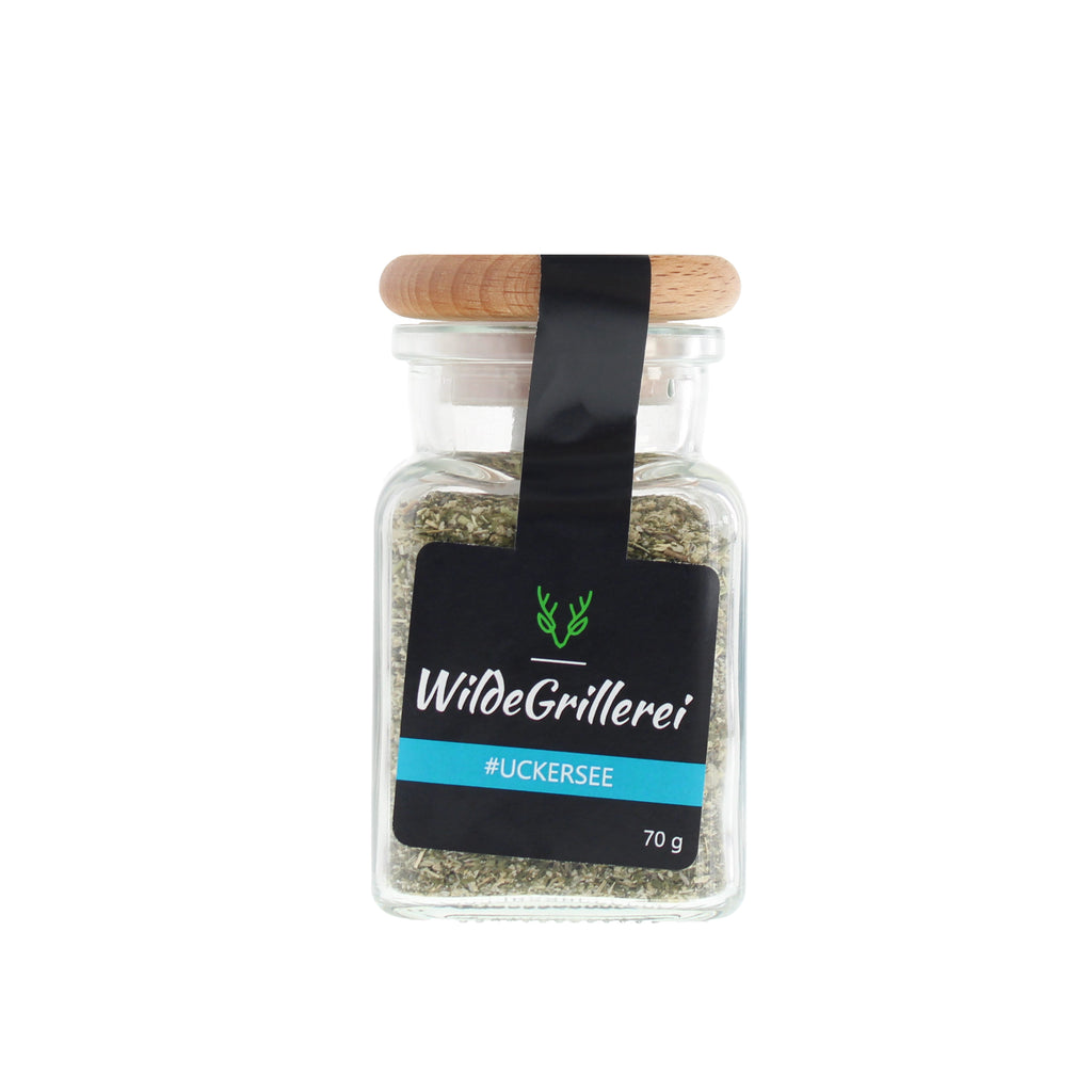 Fischgewürz - #UCKERSEE - Glas mit Holzdeckel 70g MHD