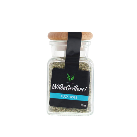 Fischgewürz - #UCKERSEE - Glas mit Holzdeckel 70g MHD