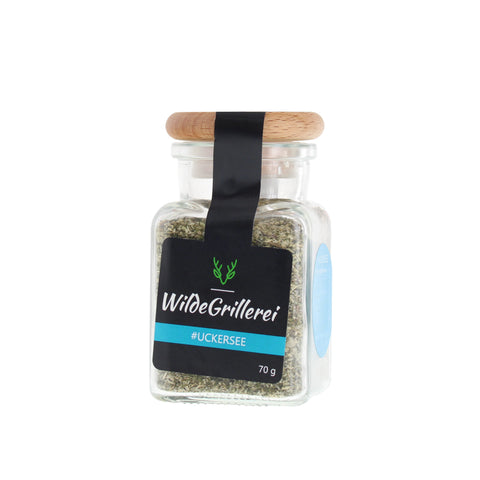 Fischgewürz - #UCKERSEE - Glas mit Holzdeckel 70g MHD