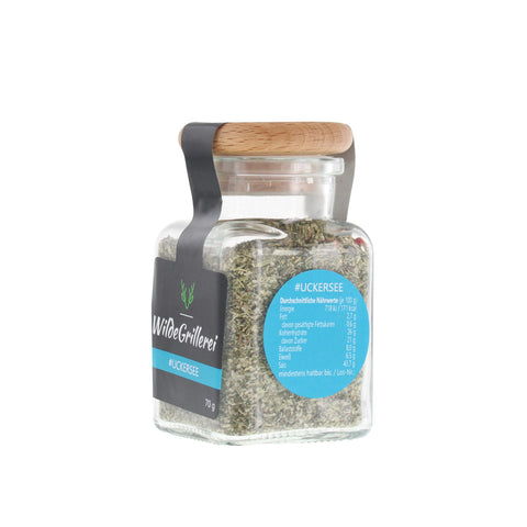 Fischgewürz - #UCKERSEE - Glas mit Holzdeckel 70g MHD