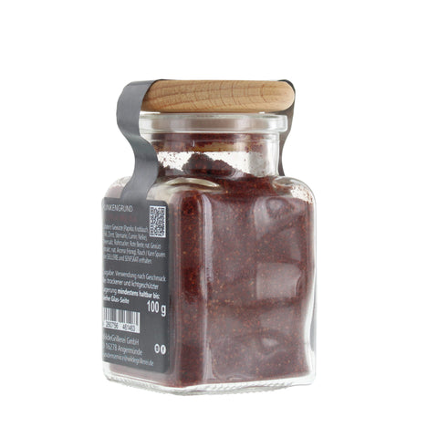 #UNKENGRUND - Red Pork BBQ Rub Glas mit Holzdeckel 100g  MHD