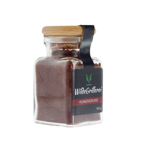 #UNKENGRUND - Red Pork BBQ Rub Glas mit Holzdeckel 100g  MHD
