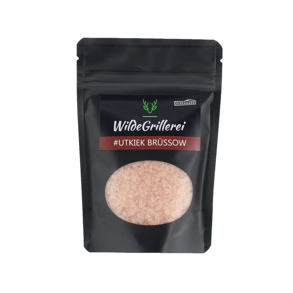 #UTKIEK BRÜSSOW - Steinsalzflocken fein / knusprig Beutel mit Druckverschluss 105g MHD