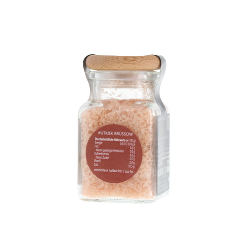Steinsalzflocken (knusprig) - #UTKIEK BRÜSSOW - Glas mit Holzdeckel 105g MHD