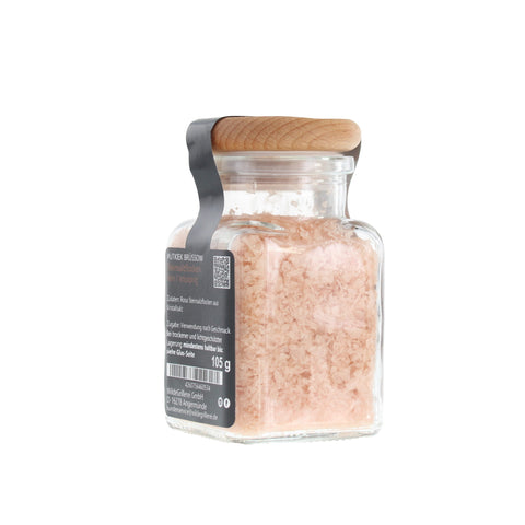 Steinsalzflocken (knusprig) - #UTKIEK BRÜSSOW - Glas mit Holzdeckel 105g MHD